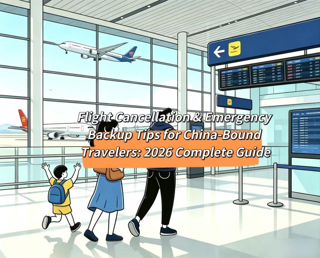 Flight Cancellation & Emergency Backup Tips for China-Bound Travelers: 2026 Complete Guide