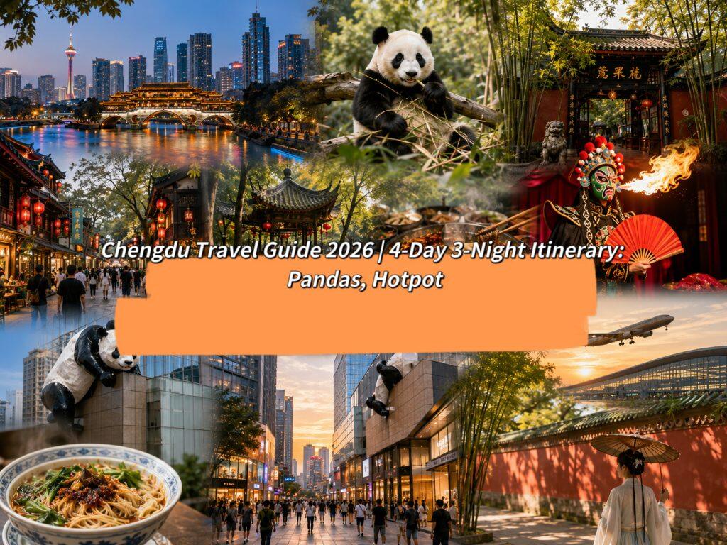 Chengdu Travel Guide 2026 | 4-Day 3-Night Itinerary: Pandas, Hotpot